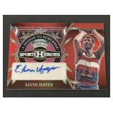 Elvin Hayes Autograph #ed 7/10 Leaf Sports Heroes