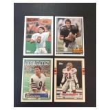 Football Lot Favre RC McMahon RC Deion RC Young