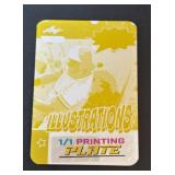 1 of 1 Eddie Murray Printing Plate #d 1/1 Leaf