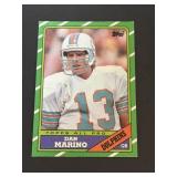 1986 Topps Dan Marino Card #45 HOF Dolphins
