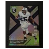 2018 Elite Saquon Barkley Rookie Card