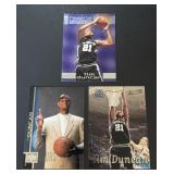 Tim Duncan Rookie 3 Card Lot
