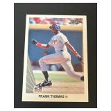 1990 Leaf Frank Thomas Rookie Card BIG HURT HOF