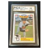 1986 Topps Roger Clemens All-Star Graded 10
