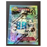 1995 Topps Michael Irvin Booster Refractor SP HOF