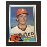 1981 Topps Nolan Ryan Card #240 HOF