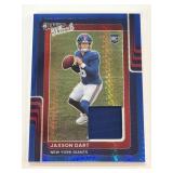 Optic Jaxson Dart Rookie Jersey SP Blue GIANTS