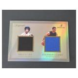 Bruce Lee & Stephen Curry Dual Worn Relics RARE