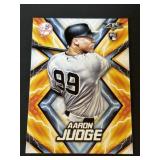 2017 Topps Fire Aaron Judge Rookie Card