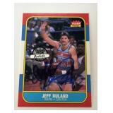 1986 Fleer Jeff Ruland Autographed Card BULLETS