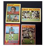 Topps Larry Csonka John Riggins Floyd Little