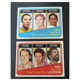 1972 Topps Jerry West Rick Barry Archibald  etc
