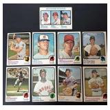 1973 Topps Baseball High-Numbers Lot of 9