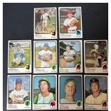 1973 Topps Baseball High-Numbers Lot of 10