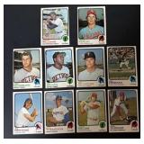 1973 Topps Baseball High Numbers Lot of 10