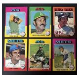 1975 Topps Torre McGraw Petrocelli Willliams etc