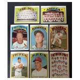 1972 Topps Lolich Schoendienst Spraky Howard etc