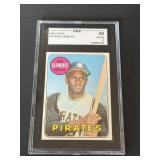 1969 Topps Roberto Clemente SGC 4 PIRATES HOF