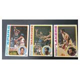1978 Topps Geroge Gervin Parish Adrian Dantley
