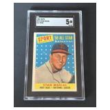 SGC 5 1958 Topps Stan Musial All-Star #476 HOF