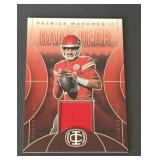 Patrick Mahomes Jersey Card Icon Game Gear SP