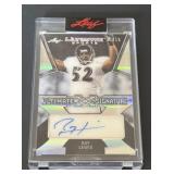 Ray Lewis Autograph #ed 11/15 Ravens Leaf Sealed