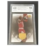 2009 UD Legacy Michael Jordan GOLD BCCG 10 Beckett