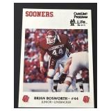1986 Oklahoma Sooners Brian Bosworth Rookie RARE