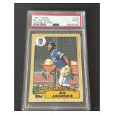 PSA 9 1987 Topps Bo Jackson Rookie Card