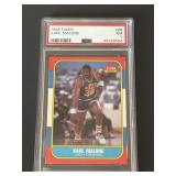 PSA 7 1986 Fleer Karl Malone Rookie Card HOF