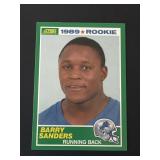 1989 Score Barry Sanders Rookie Card LIONS HOF