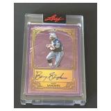 Barry Sanders Autograph #d 3/5 Leaf  SP LIONS HOF