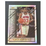 1996 Topps Grant Hill Refractor Holding Court SP