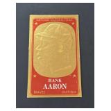 1965 Topps Embossed Hank Aaron BRAVES HOF
