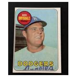 1969 Topps Don Drysdale Card #400 DODGERS
