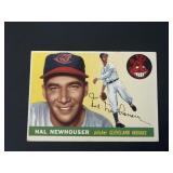 1955 Topps Hal Newhouser #24 White Back