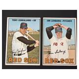 1967 Topps Tony Conigliaro & Jim Lonborg RED SOX