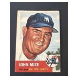 1953 Topps John Mize #77 YANKEES HOF