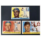 1955 Topps Baseball Card Lot of 3