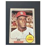 1968 Topps Bob Gibson Card #100 HOF