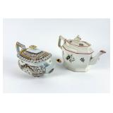 EARLY 19TH C. TEAPOTS