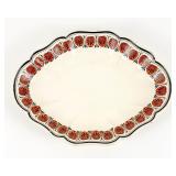 EARLY WEDGWOOD OVAL CREAMWARE TRAY