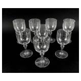 BACCARAT 'NORMANDIE'  CRYSTAL  WINE GLASSES