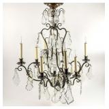 VINTAGE CRYSTAL CHANDELIER