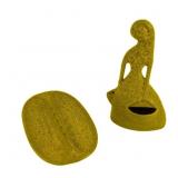 RARE MCM FAT LAVA FIGURE AND DISH