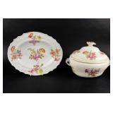 RARE 18TH CENTURY GINORI TUREEN & PLATTER