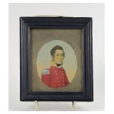 COMINGO: RARE MINIATURE OF LIEUTENANT C.HATHAWAY