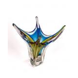 RARE TWO-TONE CHALET FOUR ARM VASE