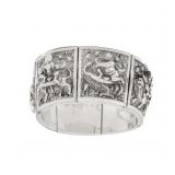 INDIAN SILVER CUFF BRACELET