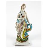 STAFFORDSHIRE WOMAN AND DOLPHIN